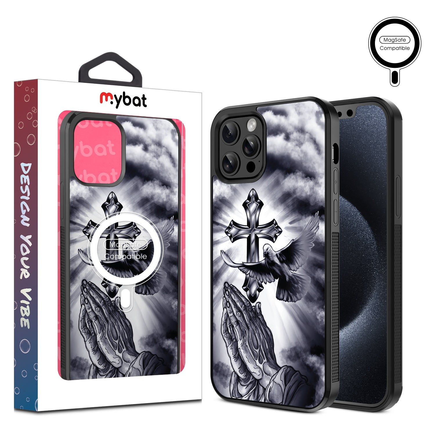 MyBat Design Lab Series MagSafe Case for Apple iPhone 12 / 12 Pro (6.1) - Faithful Prayer