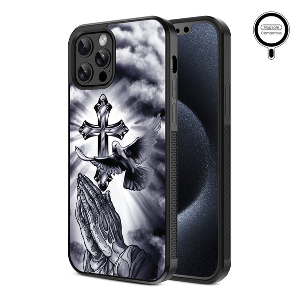 MyBat Design Lab Series MagSafe Case for Apple iPhone 12 / 12 Pro (6.1) - Faithful Prayer - MIP12PCSLESMSM268-2.jpg