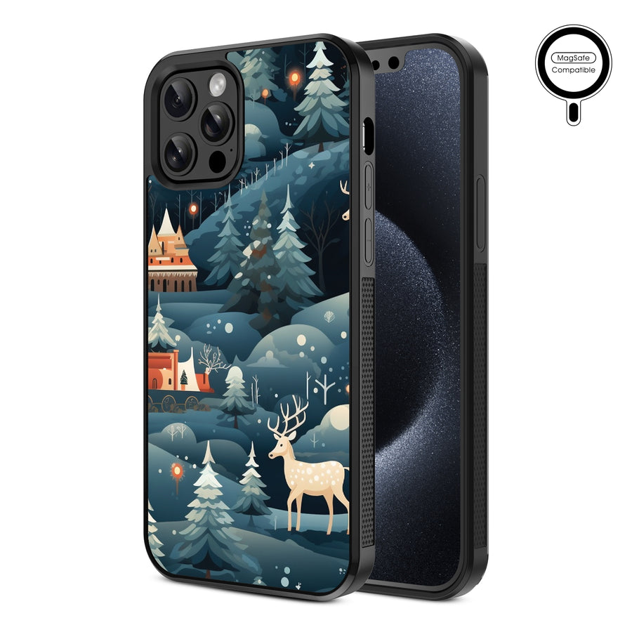 MyBat Design Lab Series MagSafe Case for Apple iPhone 12 / 12 Pro (6.1) - Winter Wonderland - MIP12PCSLESMSM269-2.jpg