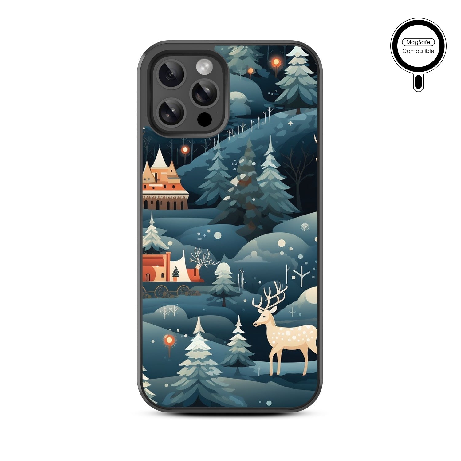 MyBat Design Lab Series MagSafe Case for Apple iPhone 12 / 12 Pro (6.1) - Winter Wonderland