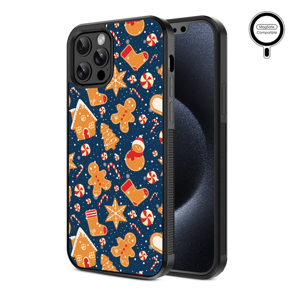 MyBat Design Lab Series MagSafe Case for Apple iPhone 12 / 12 Pro (6.1) - Gingerbread Cookies - MIP12PCSLESMSM273-2.jpg