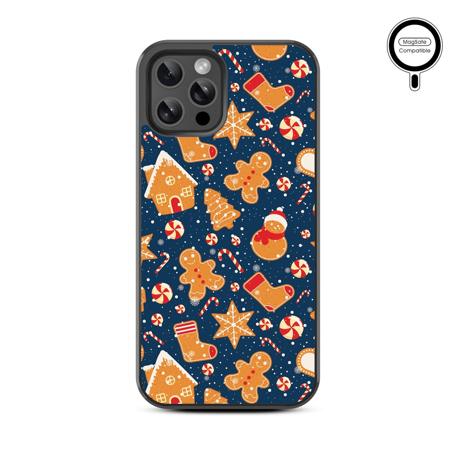 MyBat Design Lab Series MagSafe Case for Apple iPhone 12 / 12 Pro (6.1) - Gingerbread Cookies - MIP12PCSLESMSM273-3.jpg