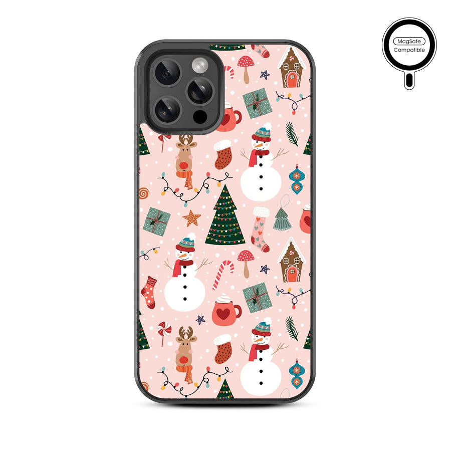 MyBat Design Lab Series MagSafe Case for Apple iPhone 12 / 12 Pro (6.1) - Holly Jolly Time