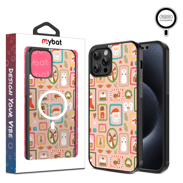 MyBat Design Lab Series MagSafe Case for Apple iPhone 12 / 12 Pro (6.1) - Holiday Stamps - MIP12PCSLESMSM297-1.jpg