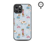 MyBat Design Lab Series MagSafe Case for Apple iPhone 12 / 12 Pro (6.1) - Puppy Snow Play
