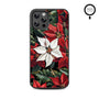 MyBat Design Lab Series MagSafe Case for Apple iPhone 12 / 12 Pro (6.1) - Christmas Poinsettias