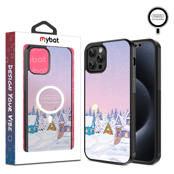 MyBat Design Lab Series MagSafe Case for Apple iPhone 12 / 12 Pro (6.1) - Snow Globe Village - MIP12PCSLESMSM304-1.jpg