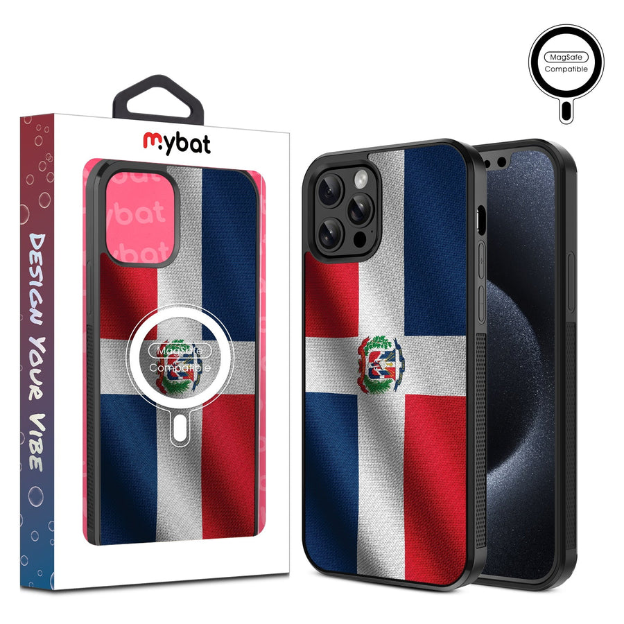 MyBat Design Lab Series MagSafe Case for Apple iPhone 12 / 12 Pro (6.1) - Dominican Republic Flag