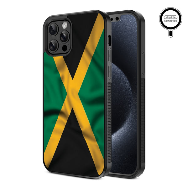 MyBat Design Lab Series MagSafe Case for Apple iPhone 12 / 12 Pro (6.1) - Jamaica Flag - MIP12PCSLESMSM310-2.jpg