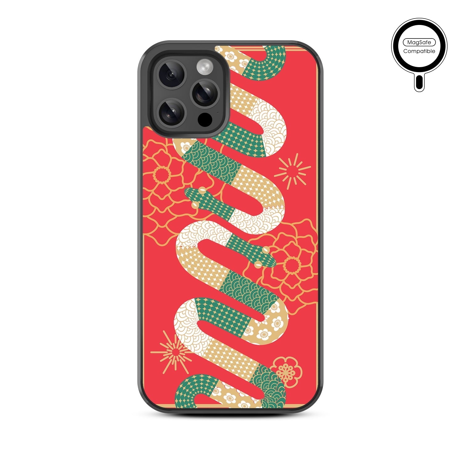 MyBat Design Lab Series MagSafe Case for Apple iPhone 12 / 12 Pro (6.1) - Year of the Snake