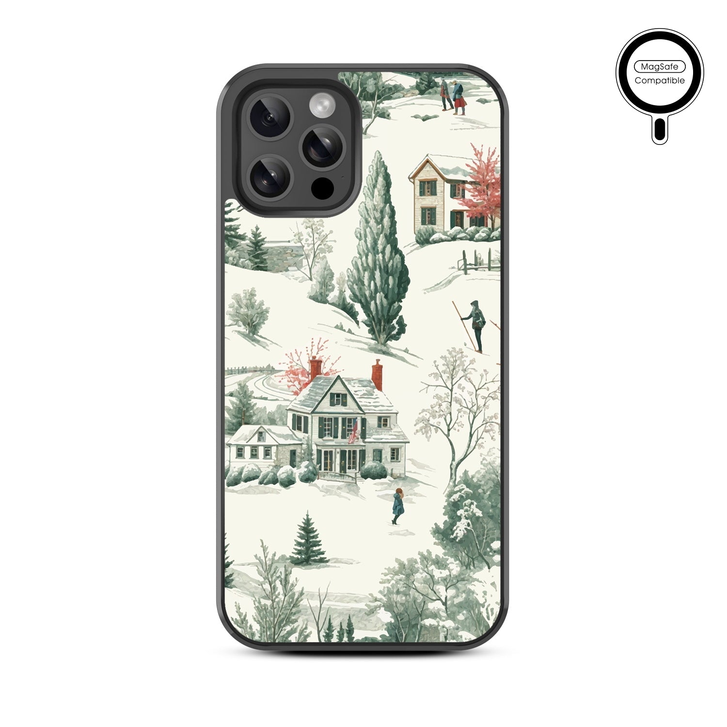 MyBat Design Lab Series MagSafe Case for Apple iPhone 12 / 12 Pro (6.1) - Ski Lodge