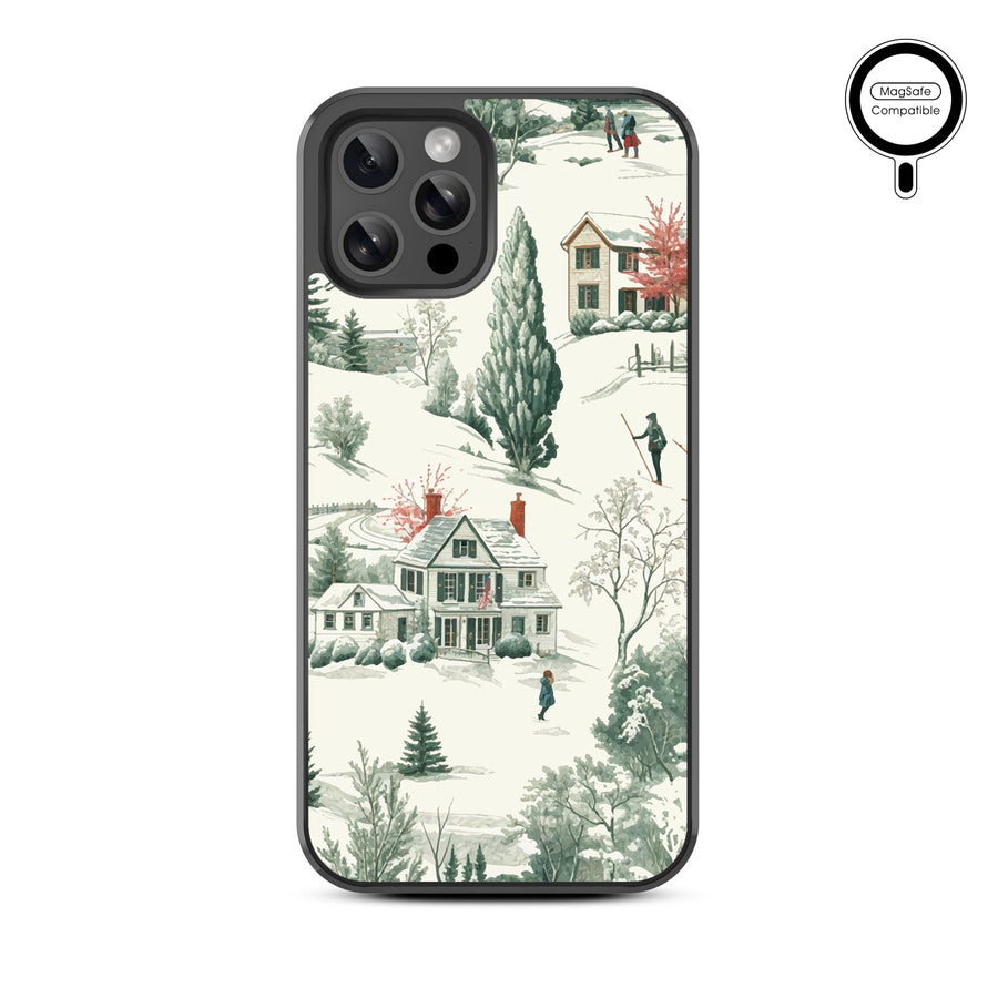 MyBat Design Lab Series MagSafe Case for Apple iPhone 12 / 12 Pro (6.1) - Ski Lodge