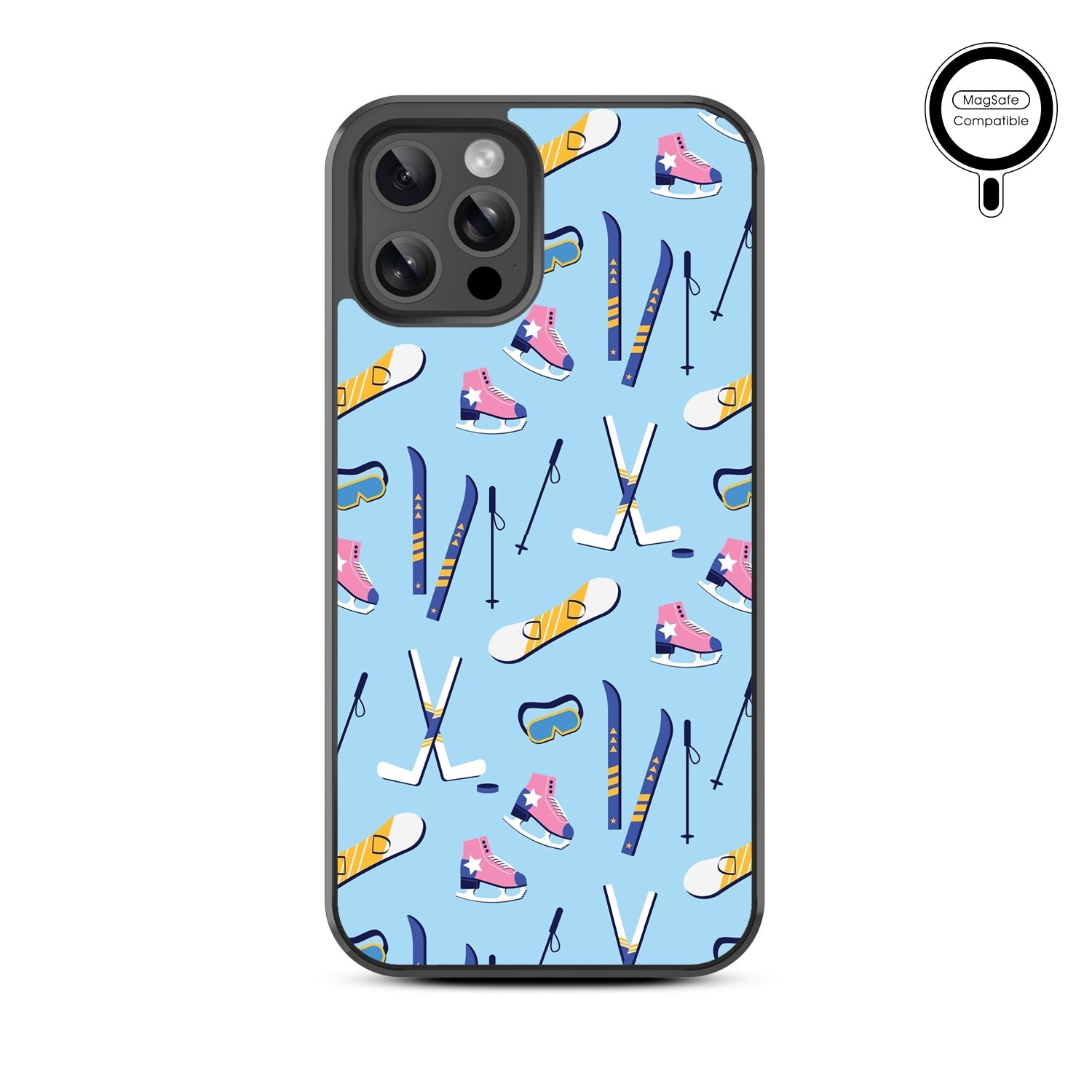 MyBat Design Lab Series MagSafe Case for Apple iPhone 12 / 12 Pro (6.1) - Winter Games