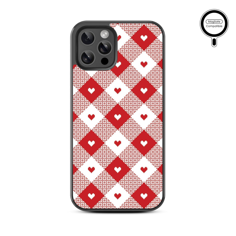 MyBat Design Lab Series MagSafe Case for Apple iPhone 12 / 12 Pro (6.1) - Knit With Love