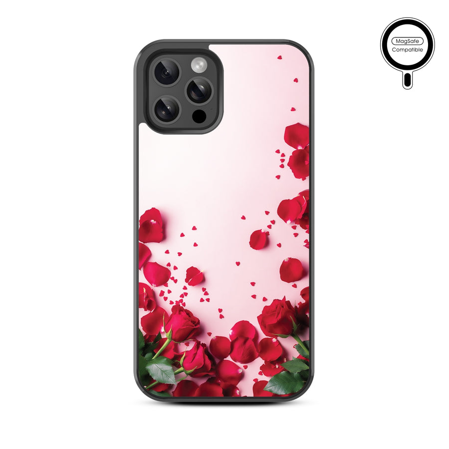 MyBat Design Lab Series MagSafe Case for Apple iPhone 12 / 12 Pro (6.1) - Rose Petals - MIP12PCSLESMSM342-3.jpg