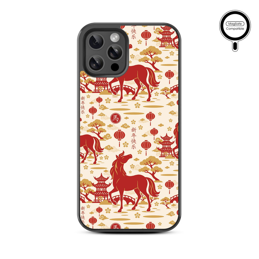 MyBat Design Lab Series MagSafe Case for Apple iPhone 12 / 12 Pro - Year of the Horse - MIP12PCSLESMSM461-3.jpg