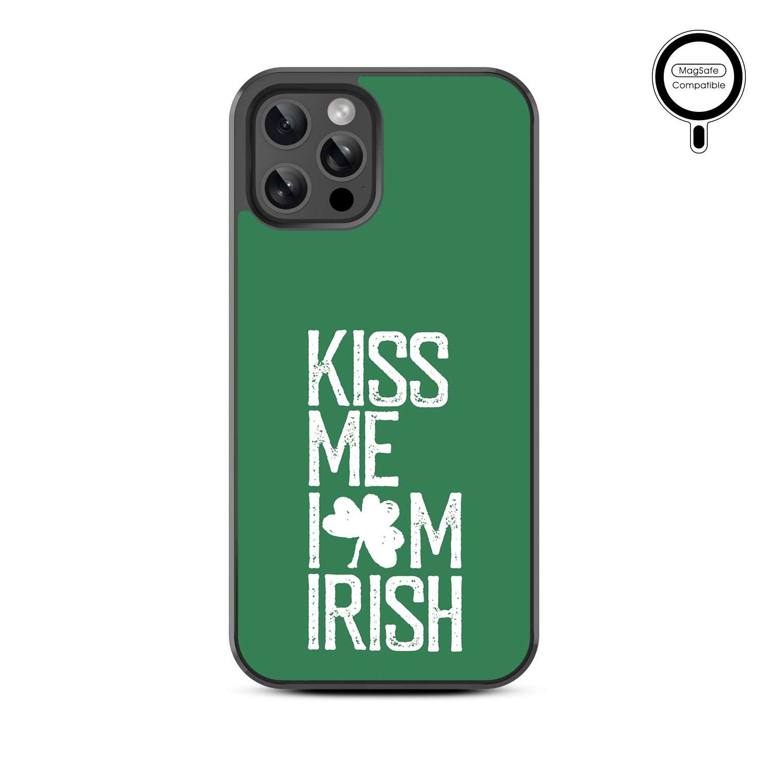 MyBat Design Lab Series MagSafe Case for Apple iPhone 12 / 12 Pro - Kiss Me I'm Irish