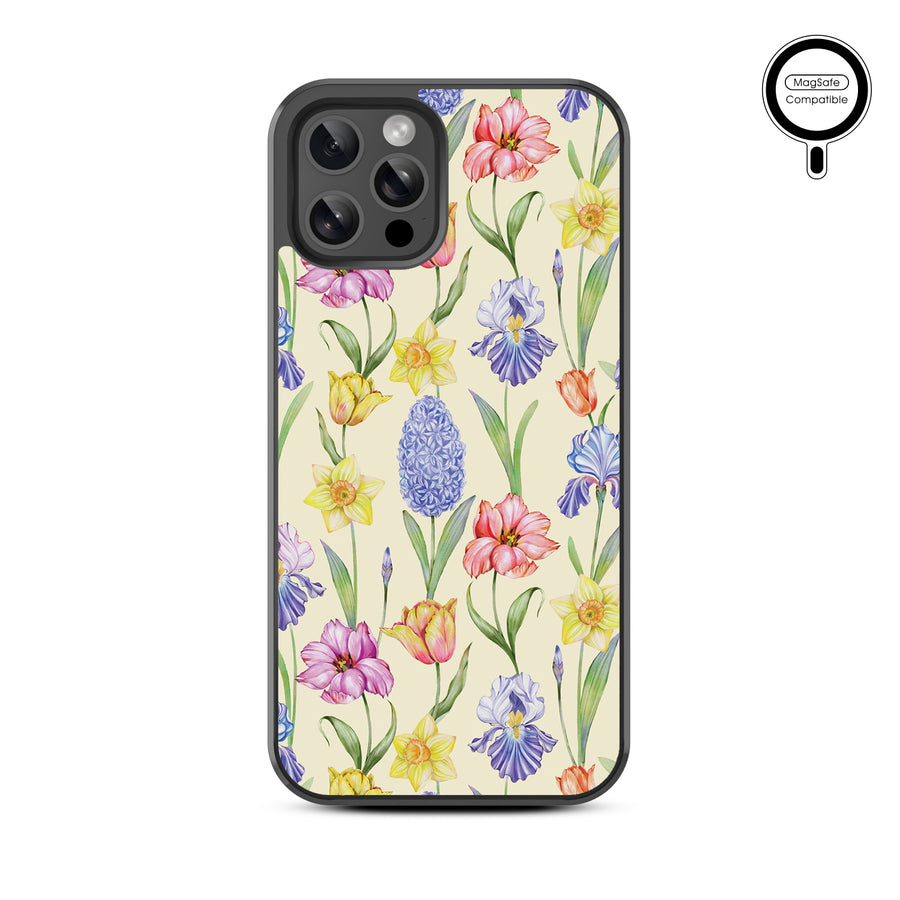 MyBat Design Lab Series MagSafe Case for Apple iPhone 12 / 12 Pro - Spring Has Sprung - MIP12PCSLESMSM467-3.jpg