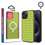 MyBat Design Lab Series MagSafe Case for Apple iPhone 12 / 12 Pro - Green Gingham - MIP12PCSLESMSM476-1.jpg