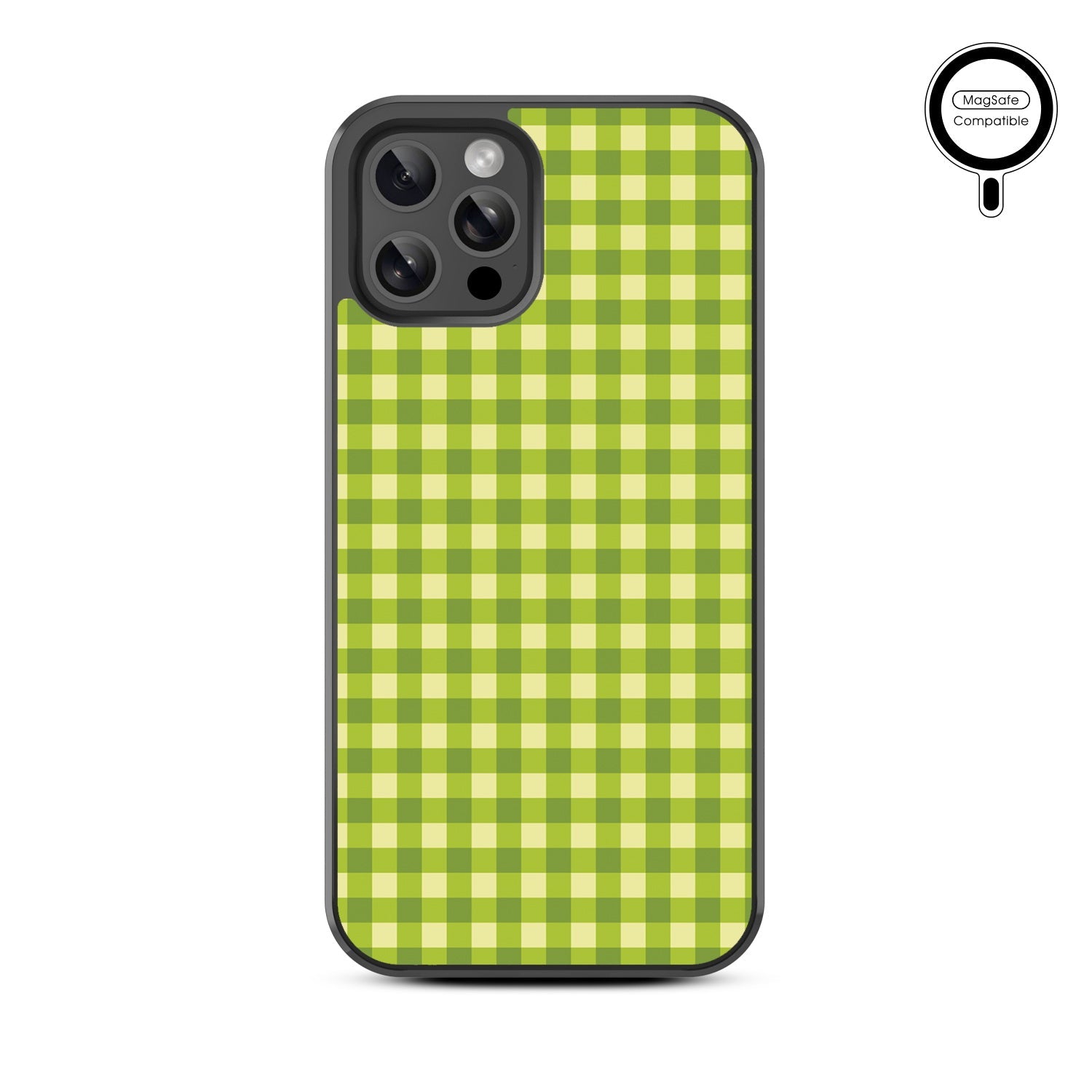 MyBat Design Lab Series MagSafe Case for Apple iPhone 12 / 12 Pro - Green Gingham