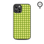 MyBat Design Lab Series MagSafe Case for Apple iPhone 12 / 12 Pro - Green Gingham