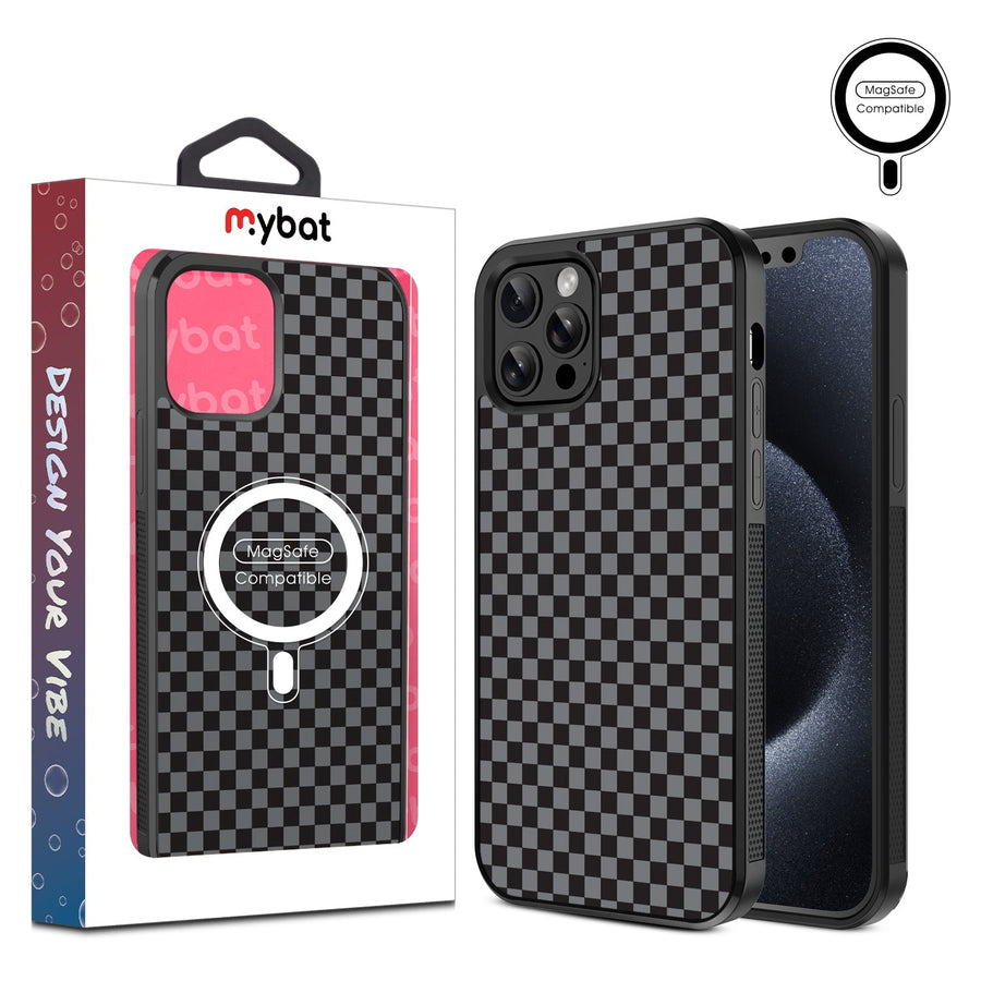 MyBat Design Lab Series MagSafe Case for Apple iPhone 12 / 12 Pro - Tuxedo Check