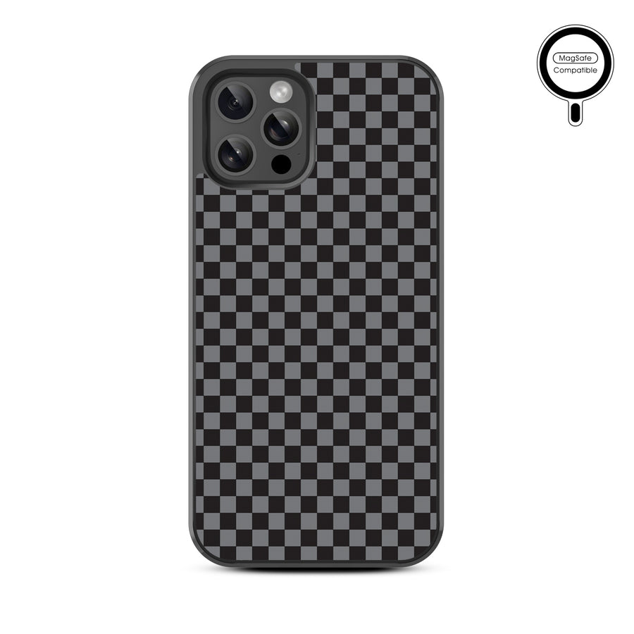 MyBat Design Lab Series MagSafe Case for Apple iPhone 12 / 12 Pro - Tuxedo Check - MIP12PCSLESMSM477-3.jpg