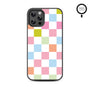 MyBat Design Lab Series MagSafe Case for Apple iPhone 12 / 12 Pro - Pastel Check - MIP12PCSLESMSM480-3.jpg