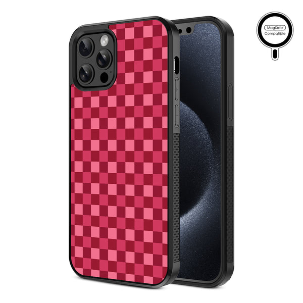MyBat Design Lab Series MagSafe Case for Apple iPhone 12 / 12 Pro - Raspberry Check - MIP12PCSLESMSM481-2.jpg