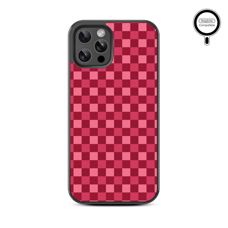MyBat Design Lab Series MagSafe Case for Apple iPhone 12 / 12 Pro - Raspberry Check - MIP12PCSLESMSM481-3.jpg