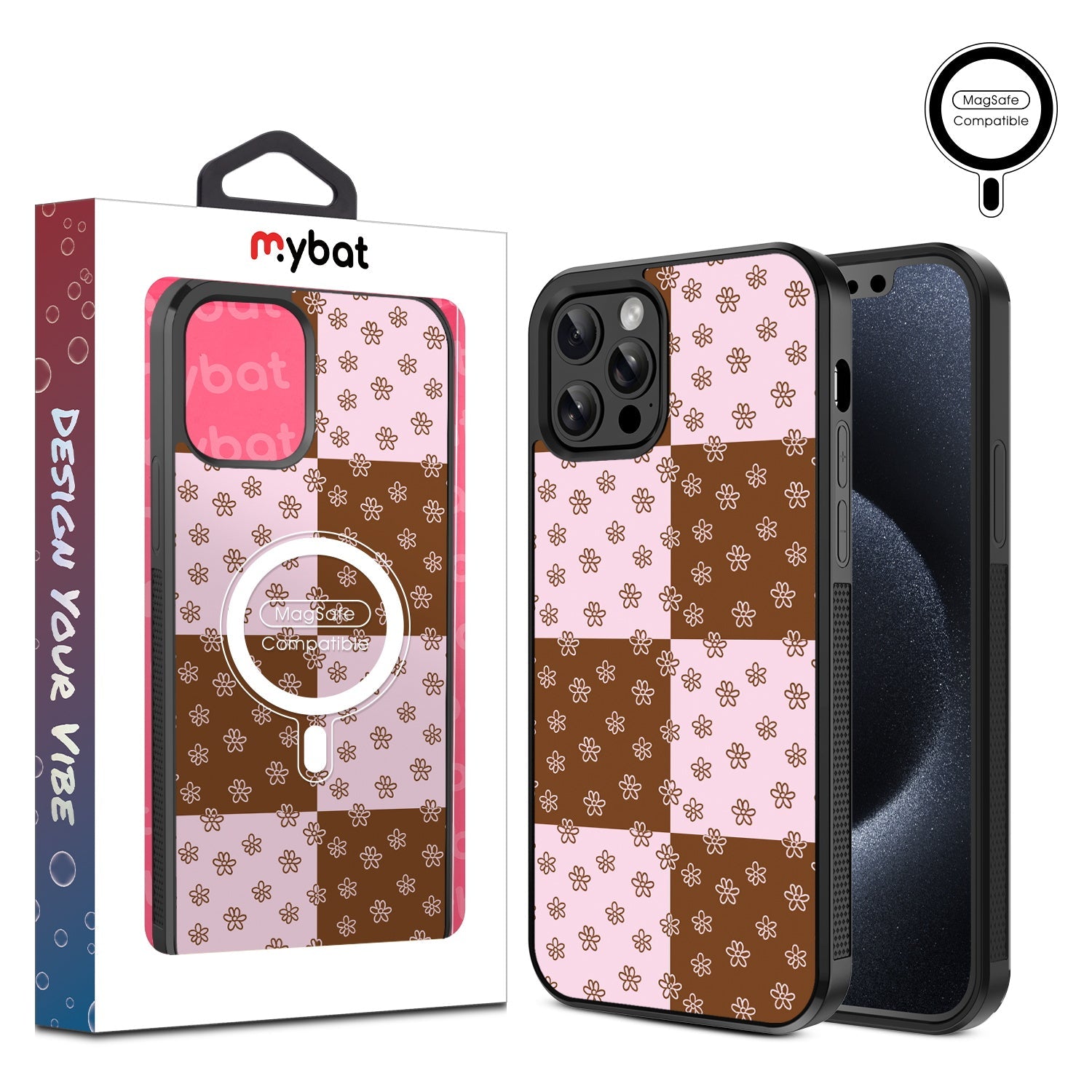 MyBat Design Lab Series MagSafe Case for Apple iPhone 12 / 12 Pro - Flower Patches