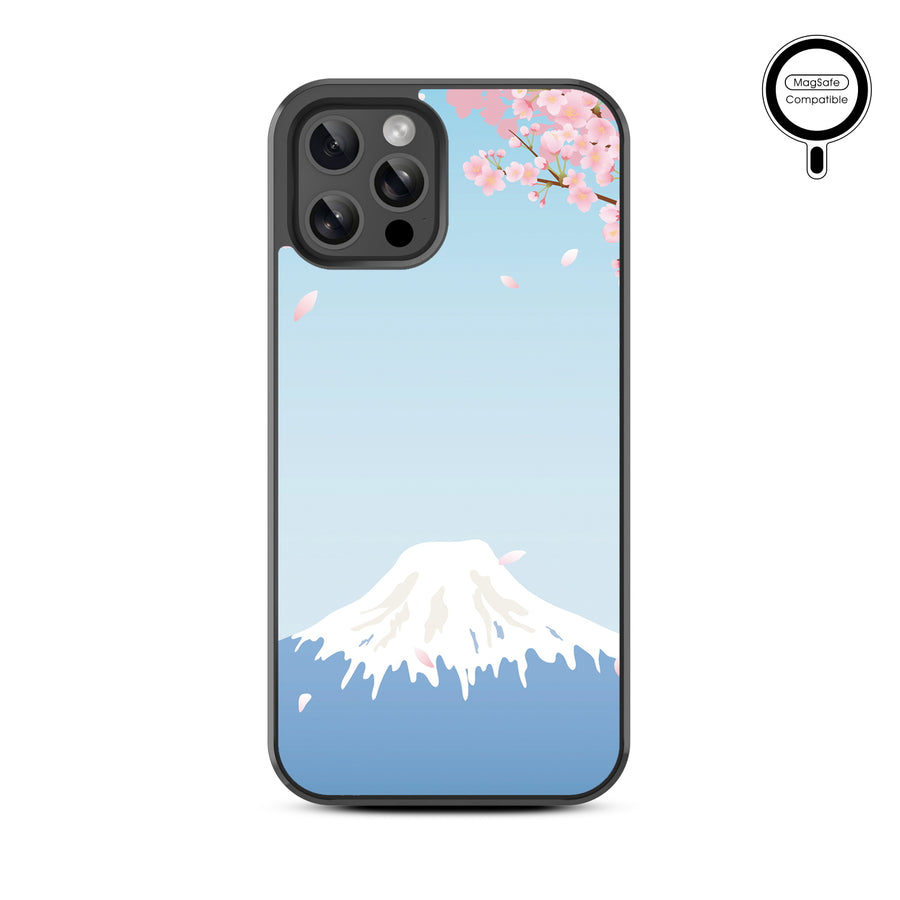 MyBat Design Lab Series MagSafe Case for Apple iPhone 12 / 12 Pro - Fuji Blossoms - MIP12PCSLESMSM492-3.jpg