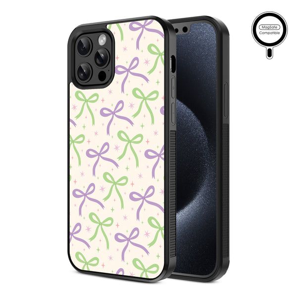 MyBat Design Lab Series MagSafe Case for Apple iPhone 12 / 12 Pro - Blooming Bows - MIP12PCSLESMSM493-2.jpg