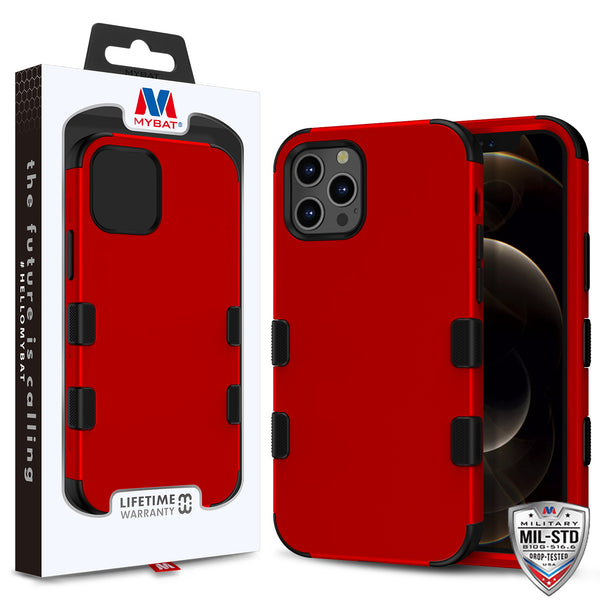 MyBat TUFF Series Case for Apple iPhone 12 Pro Max - Red - MIP12PMCSE1TS006-1.jpg