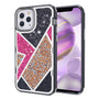 MyBat TUFF Kleer Hybrid Case for Apple iPhone 12 Pro Max - Electroplated Black / Transparent Clear Mini Crystals & Glitter - MIP12PMCSE4TD221-2.jpg