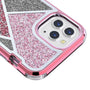 MyBat TUFF Kleer Hybrid Case for Apple iPhone 12 Pro Max - Electroplated Rose Gold / Transparent Clear Mini Crystals & Glitter - MIP12PMCSE4TD223-3.jpg