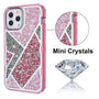 MyBat TUFF Kleer Hybrid Case for Apple iPhone 12 Pro Max - Electroplated Rose Gold / Transparent Clear Mini Crystals & Glitter - MIP12PMCSE4TD223-4.jpg