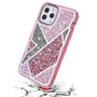 MyBat TUFF Kleer Hybrid Case for Apple iPhone 12 Pro Max - Electroplated Rose Gold / Transparent Clear Mini Crystals & Glitter - MIP12PMCSE4TD223-5.jpg