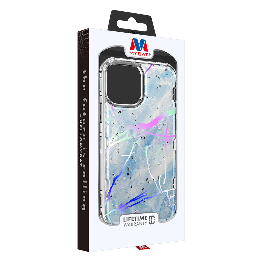 MyBat TUFF Kleer Hybrid Case for Apple iPhone 12 Pro Max - Blue Marbling / Electroplating Silver - MIP12PMCSE4TM203-6.jpg
