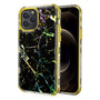 MyBat TUFF Kleer Hybrid Case for Apple iPhone 12 Pro Max - Black Marbling / Electroplating Gold - MIP12PMCSE4TM204-2.jpg