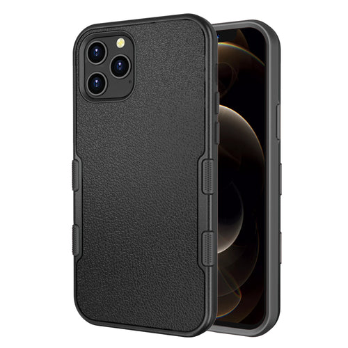MyBat TUFF Subs Series Case for Apple iPhone 12 Pro Max - Natural Black / Black - MIP12PMCSF3TS001-2.jpg