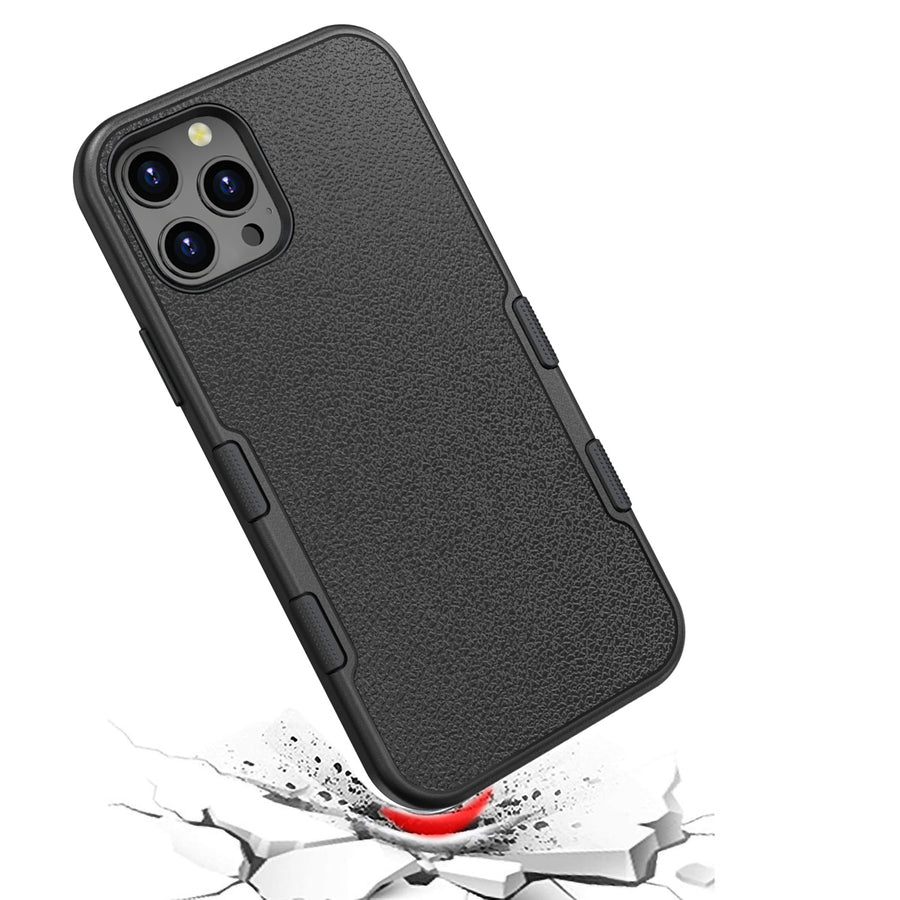 MyBat TUFF Subs Series Case for Apple iPhone 12 Pro Max - Natural Black / Black - MIP12PMCSF3TS001-6.jpg