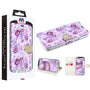 MyBat MyJacket Wallet Diamond Series for Apple iPhone 12 Pro Max - Fresh Purple Flowers - MIP12PMPCMJD103-1.jpg