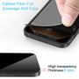 MyBat 3D Carbon Fiber Full Coverage Soft Edge Tempered Glass Screen Protector for Apple iPhone 12 Pro Max - Black - MIP12PMSCF101-6.jpg