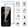 MyBat 3D Carbon Fiber Full Coverage Soft Edge Tempered Glass Screen Protector for Apple iPhone 12 Pro Max - Black - MIP12PMSCF101-8.jpg