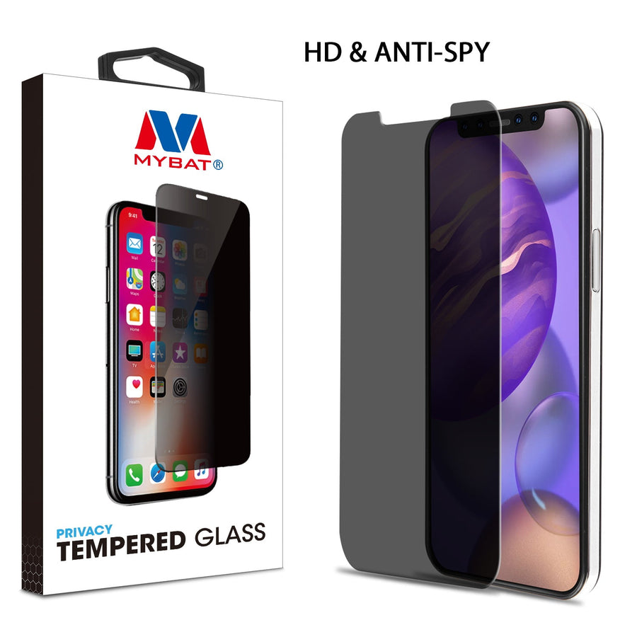 MyBat Privacy Tempered Glass Screen Protector (2.5D) for Apple iPhone 12 mini - Clear