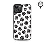 MyBat Design Lab Series MagSafe Case for Apple iPhone 17e / 16e / 14 / 13 - Black Paw Prints