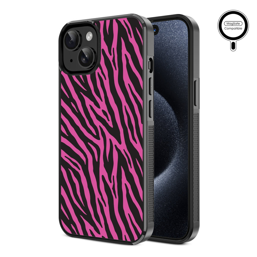MyBat Design Lab Series MagSafe Case for Apple iPhone 17e / 16e / 14 / 13 - Pink Zebra Print - MIP13CSLESMSM010-2.jpg