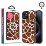 MyBat Design Lab Series MagSafe Case for Apple iPhone 17e / 16e / 14 / 13 - Giraffe spots