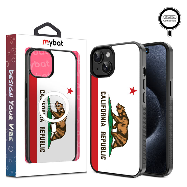 MyBat Design Lab Series MagSafe Case for Apple iPhone 17e / 16e / 14 / 13 - California State Flag - MIP13CSLESMSM027-1.jpg